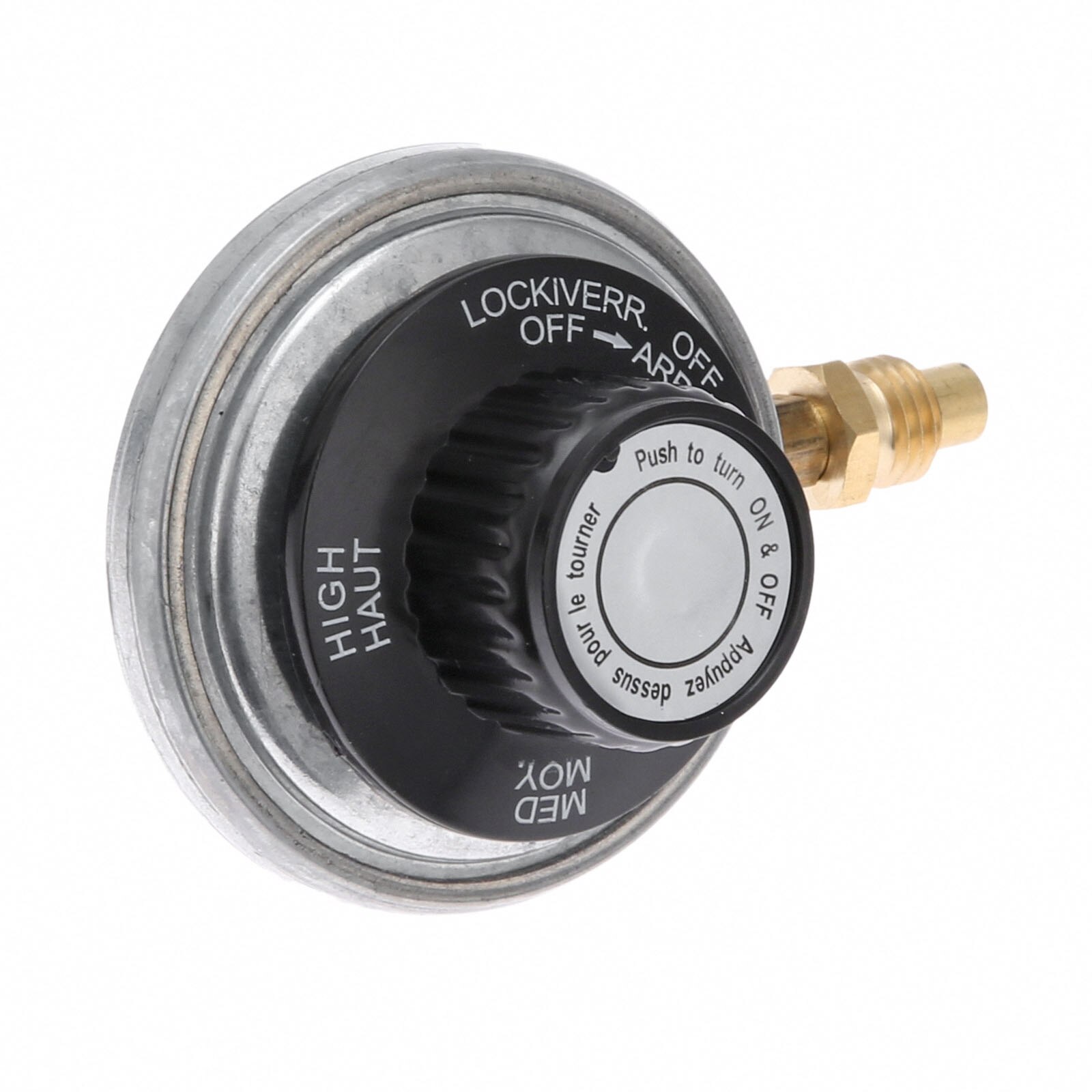 One Pound Propane Low Pressure Gas Regulator Valve Adjustable Control Kit 47600 BTU/HR