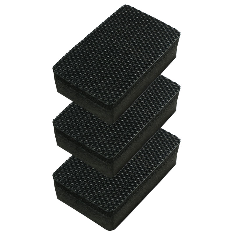 2/5PCS Car Wash Mud Cleaner Magic Clay Bar Sponge Block Pad Remove Contaminants Before Polisher Wax for Car Accessories: black