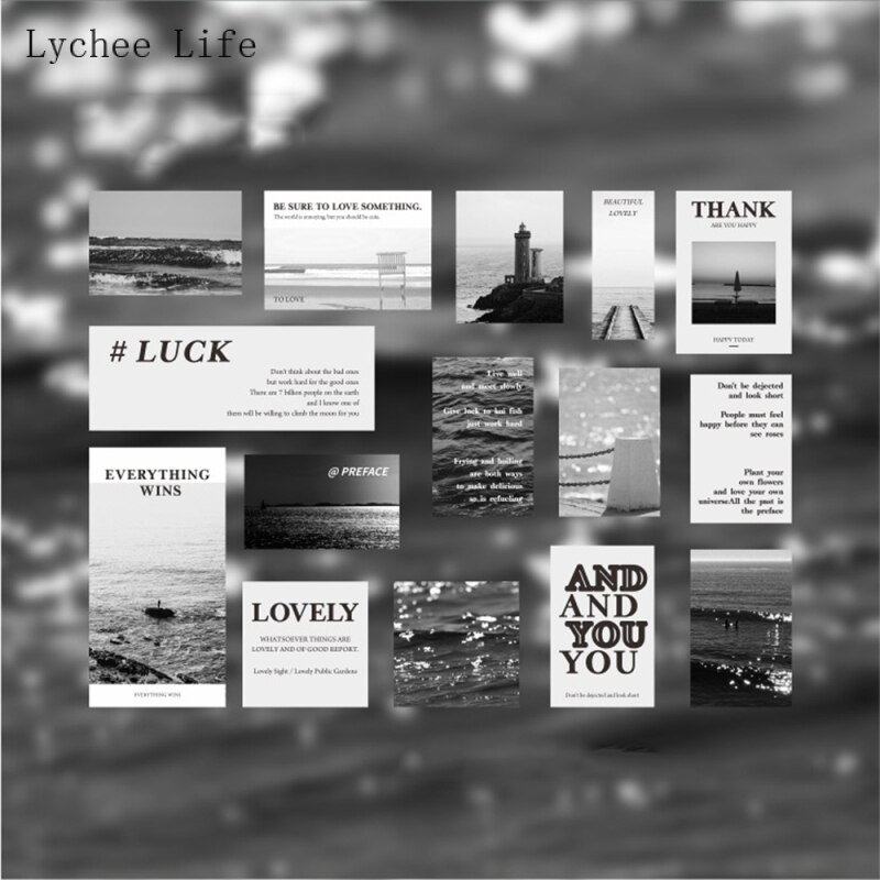 Lychee Leven Vintage Foto Stickers Set Scrapbooking Stickers Voor Journal Planner Diy Papier Ambachten Scrapbooking: 5
