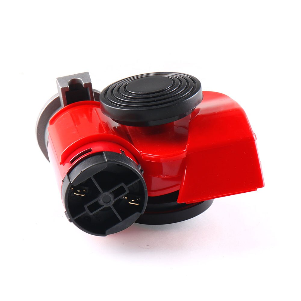 Red Snail Compact Air Horn 12V 115dB Air Car Truck Multi-tone &amp; Claxon Horns 450Hz for Cars Vehicles Motorcycle Boat RV