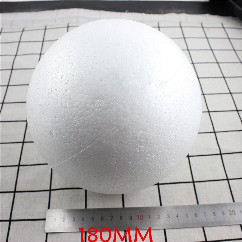 DIY Round Styrofoam Balls Christmas Ball White Modelling Polystyrene Foam Craft Balls Christmas Decorations Wedding Party: 180mm1pcs
