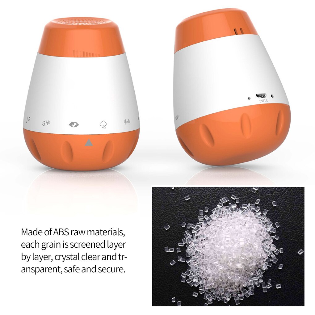 Smart Sleep Machine Rechargeable Music White Noise Voice Sensor Infants Portable Sleeping Breathing Light Mini Noise Machine