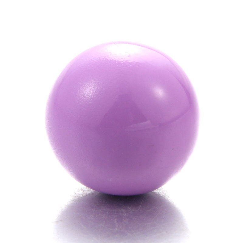 Novo 5 pçs/lote 16mm sino bola apto para medalhão gaiola musical som colorido harmonia bola presente grávida som sino bolas jóias: Light purple