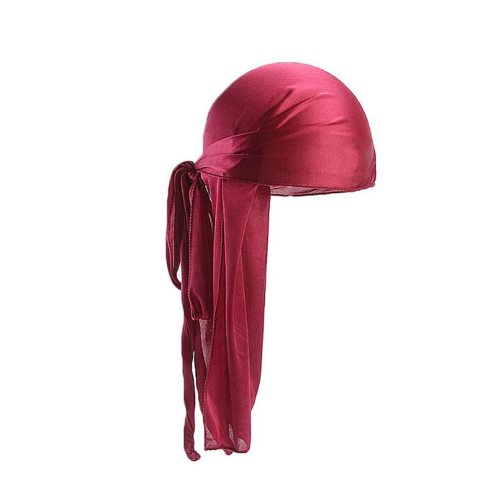 Zijdeachtig Satijn Tulband Unisex Lange Staart Durag Bandana Mode Patchwork Piraat Hoed Mannen Hoofd Sjaal India Hoed Haaraccessoires: 9