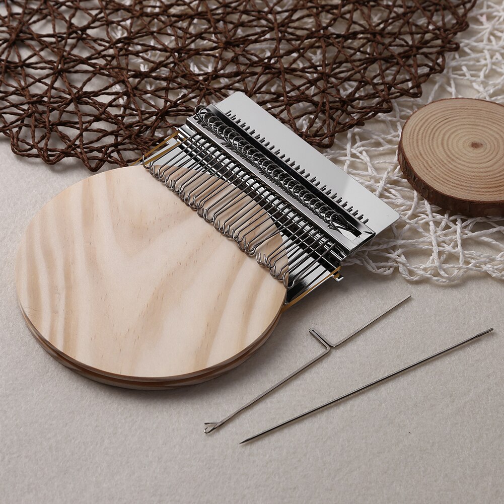 Máquina de zurcir, telar, herramientas textiles, remendar, ropa vaquera, telar pequeño de madera, telar divertido, herramienta de tejido tipo Speedweve