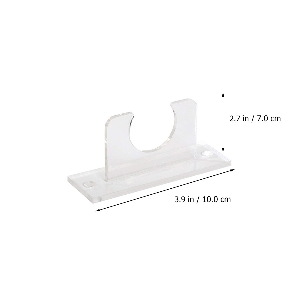 2 stück wandhalterungen für baseballschläger und softballschläger, acryl-schlägerständer