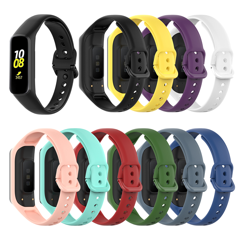 ！ Newest Strap Colorful Replacement Soft Smart Bracelet Wrist Strap Band for Samsung Galaxy Fite R375