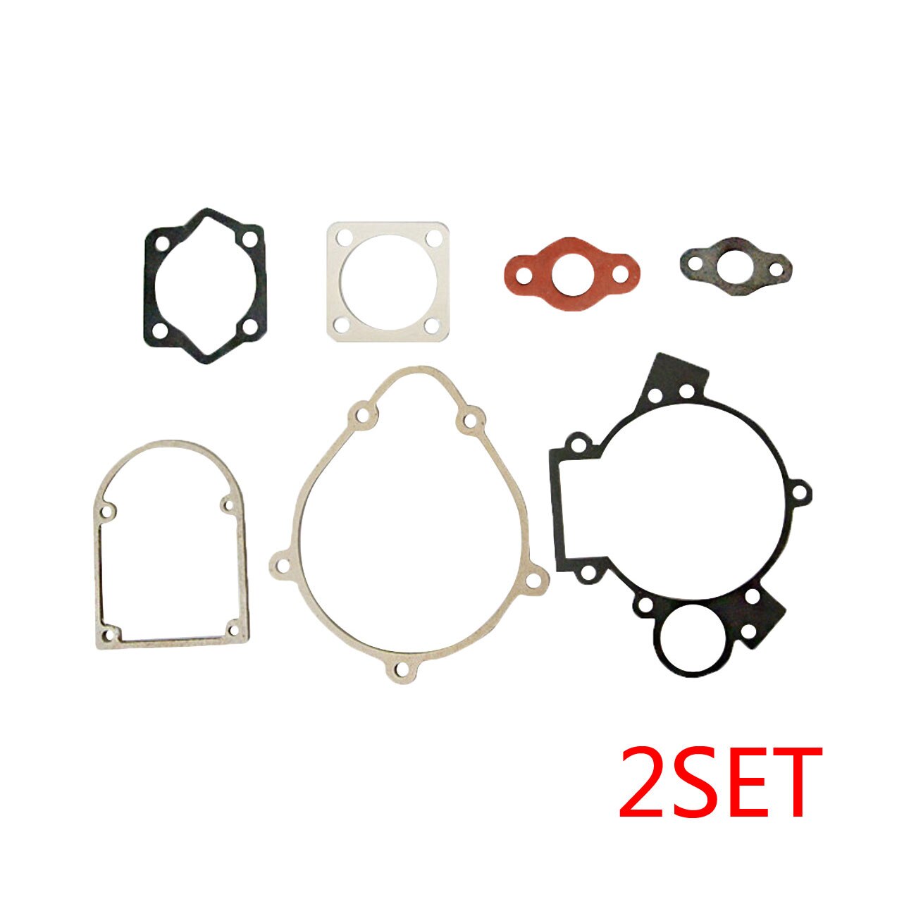 80cc Gasket Kit & Engine Rubber Clutch Pads For 80cc Motorized Bicycle Bike (15 Pads + Gaskets)