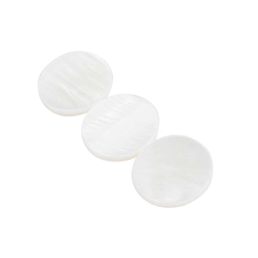 3pcs Trumpet Valve Finger Keys Buttons Inlays White Shell Trumpet Parts Accessories