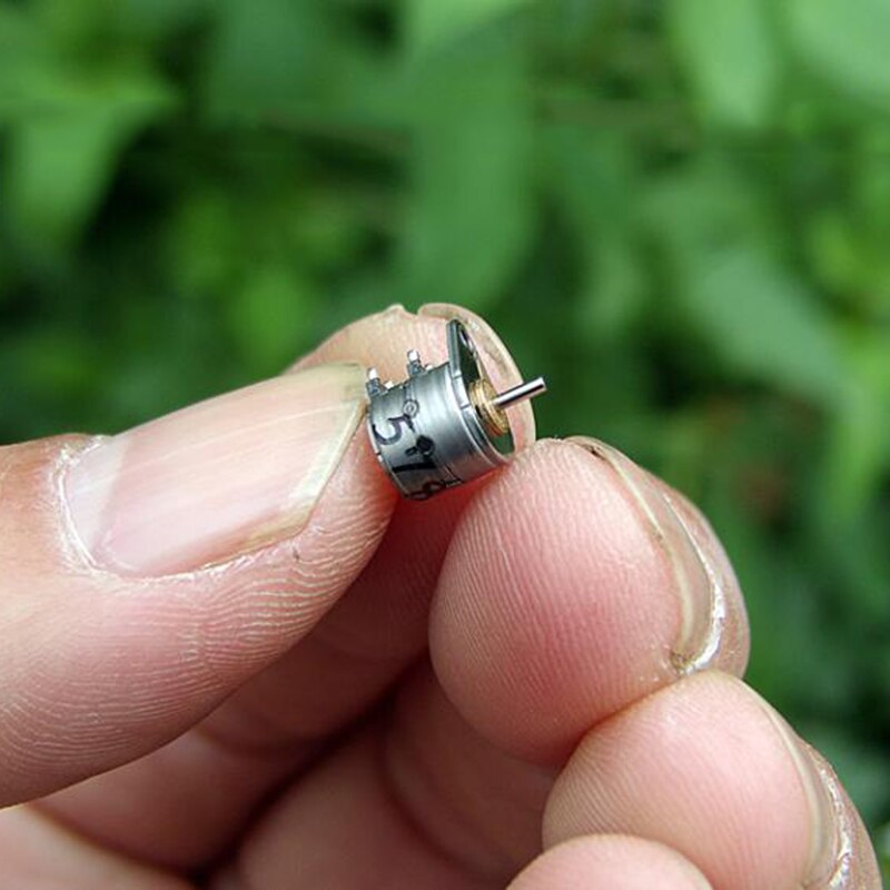 Nidec DC 3V 2 Phase 4 Wire 6mm Diameter Tiny Stepper Motor Precision Micro Stepping Motor DIY Digital Camera Part