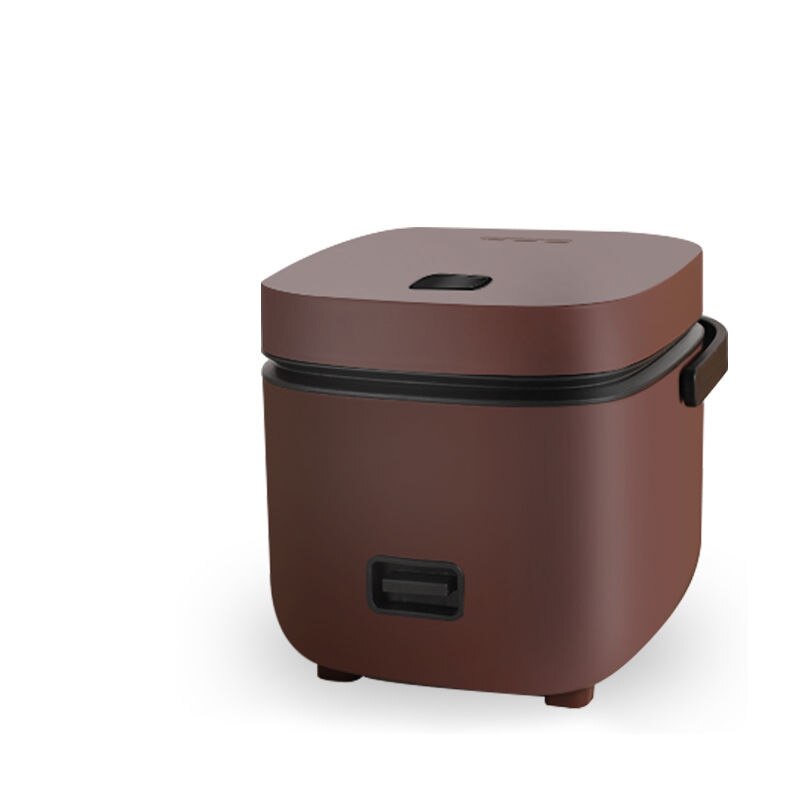 Mini Electric Rice Cooker Intelligent Automatic Household Kitchen Cooker 1-2 People Small Food Warmer Steamer 1.2L: Auburn / US