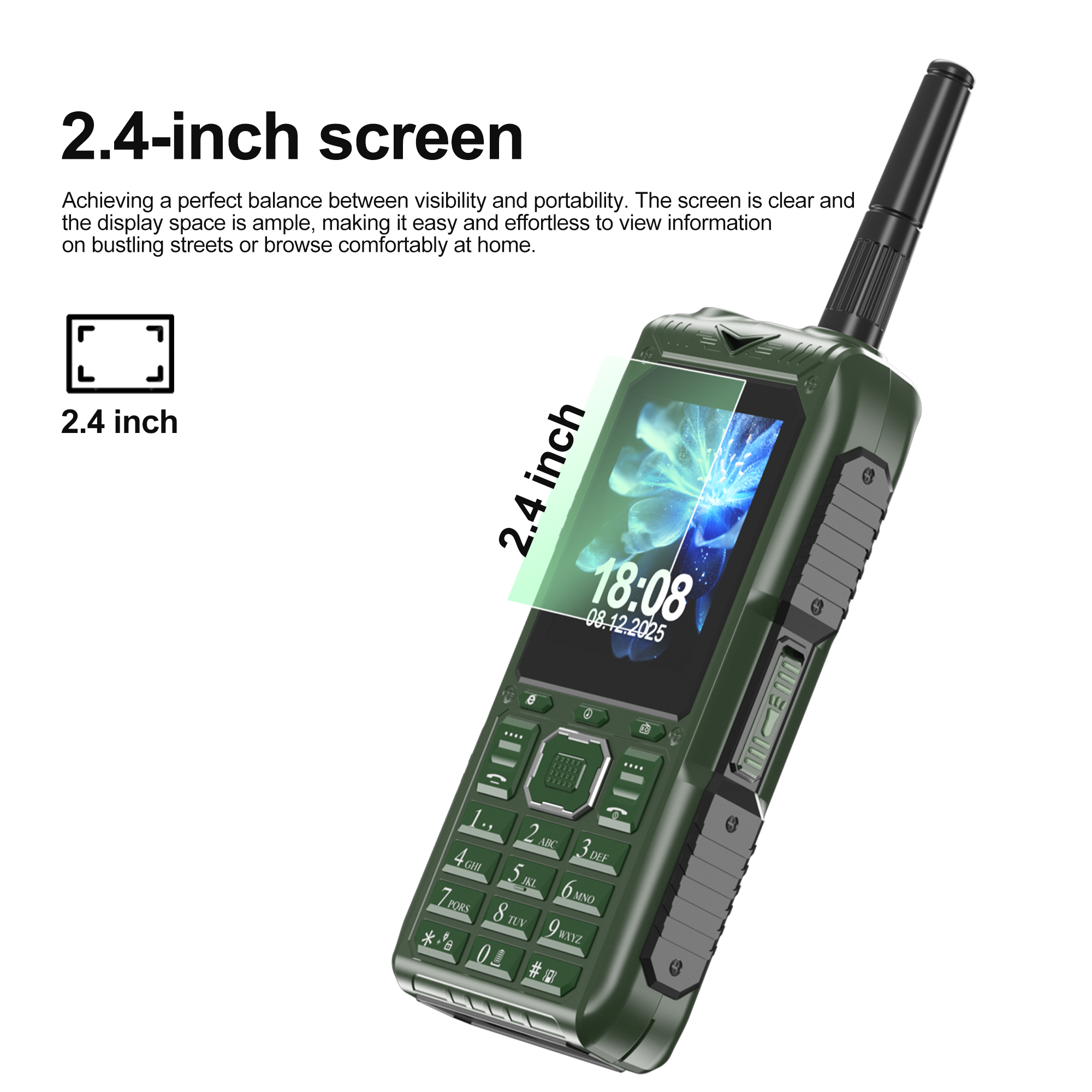 SERVO S555 PRO 2G GSM Multi-functie mobiele telefoon 4 simkaart Gespreksopname Blacklist Zaklamp 2,4 "scherm Mobiele telefoon FM-radio