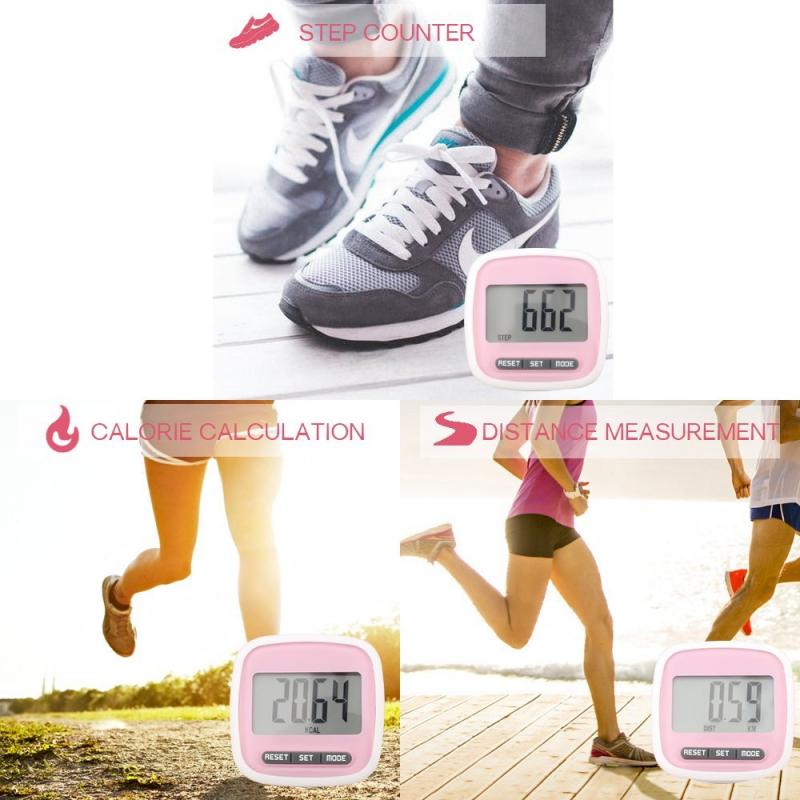 1Pc Digitale Lcd Stappenteller Stap Calorie Counter Multi-Fuction Goed Voor Gezondheid Voor Training Nemen Oefening Berekening