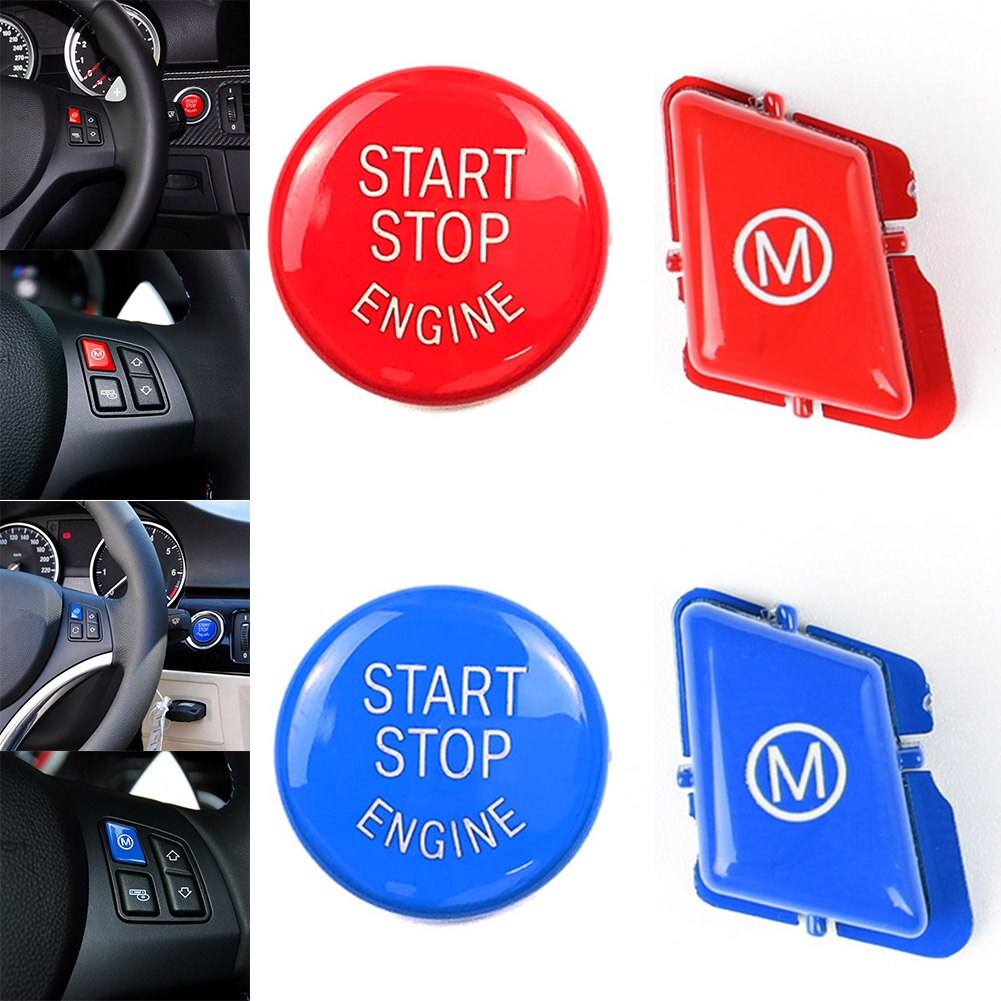 Auto Motor Start Stop Knop M Modus Knop Voor Bmw Auto Vervangende Onderdelen Voertuig Modificatie M8617