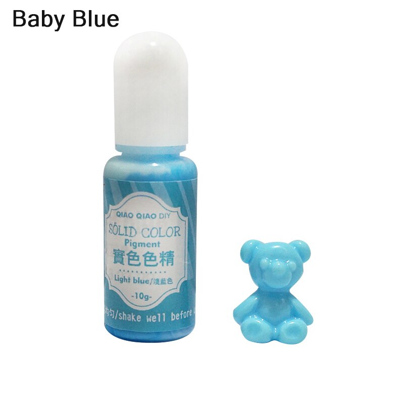 10ML żywicy epoksydowej dyfuzji pigmentu 10ML żywicy epoksydowej pigmentu alkoholu atramentu płynnego barwnika Dye dyfuzji biżuteria z żywicy Making: Light Blue