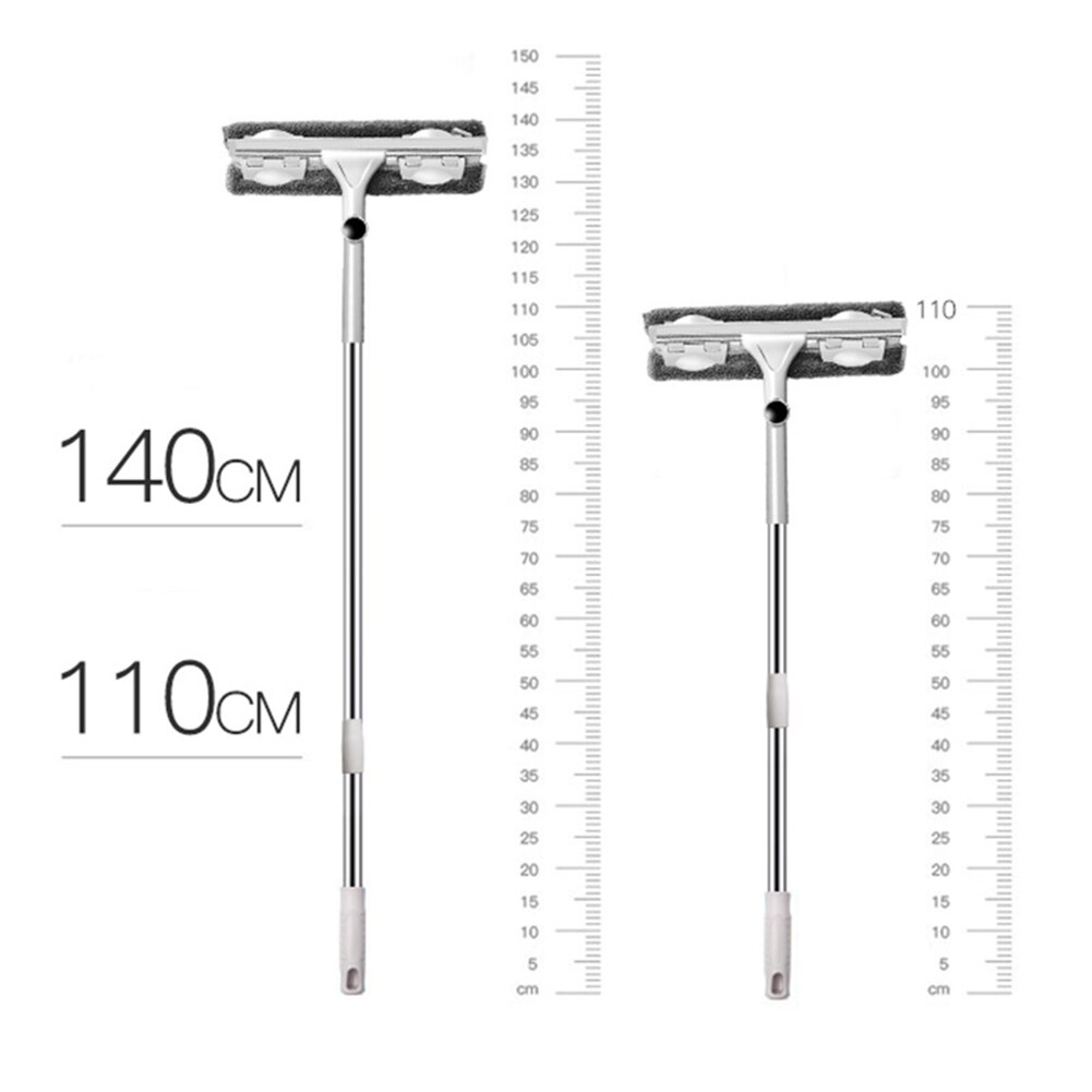 Doppel Seite Glas Reinigung Pinsel Teleskop Griff Glas Reinigung Pinsel für Hochhaus Fenster Reinigung Büro Fenster Reiniger Wischer