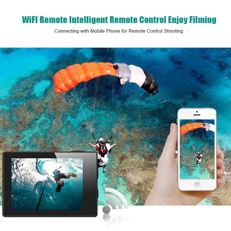 Full HD Waterproof Camera with 170 Degree Wide-angle Lens Support Time-lapse Photo VH99