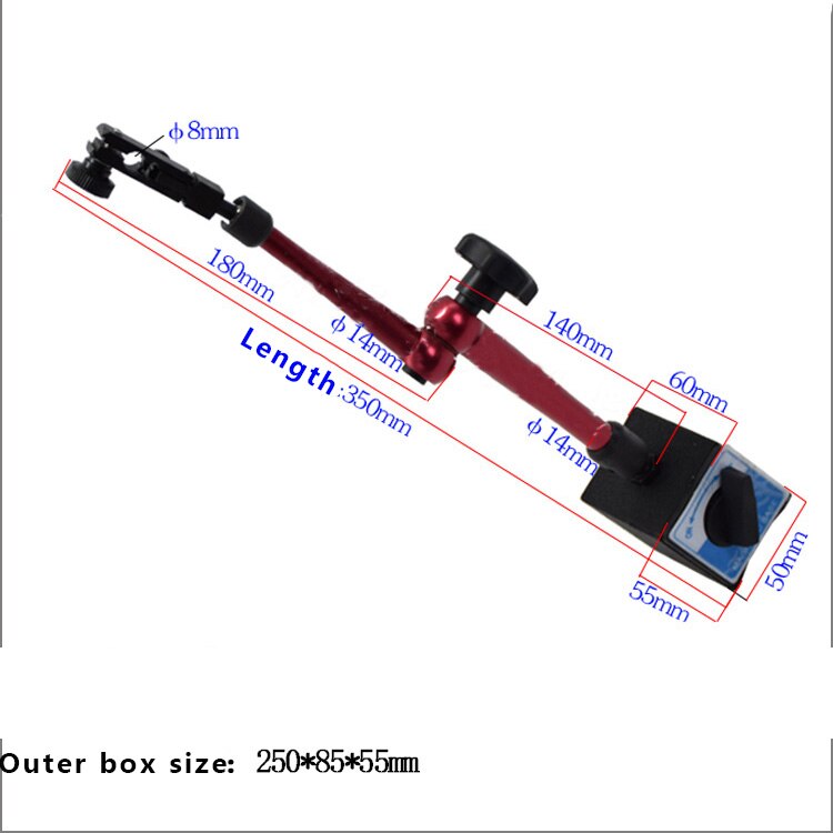 Meetklok Gauge Universele Magnetische Base Holder Stand Tafel Schaal Precisie Indicatoren Centrum Finder Meting Tool