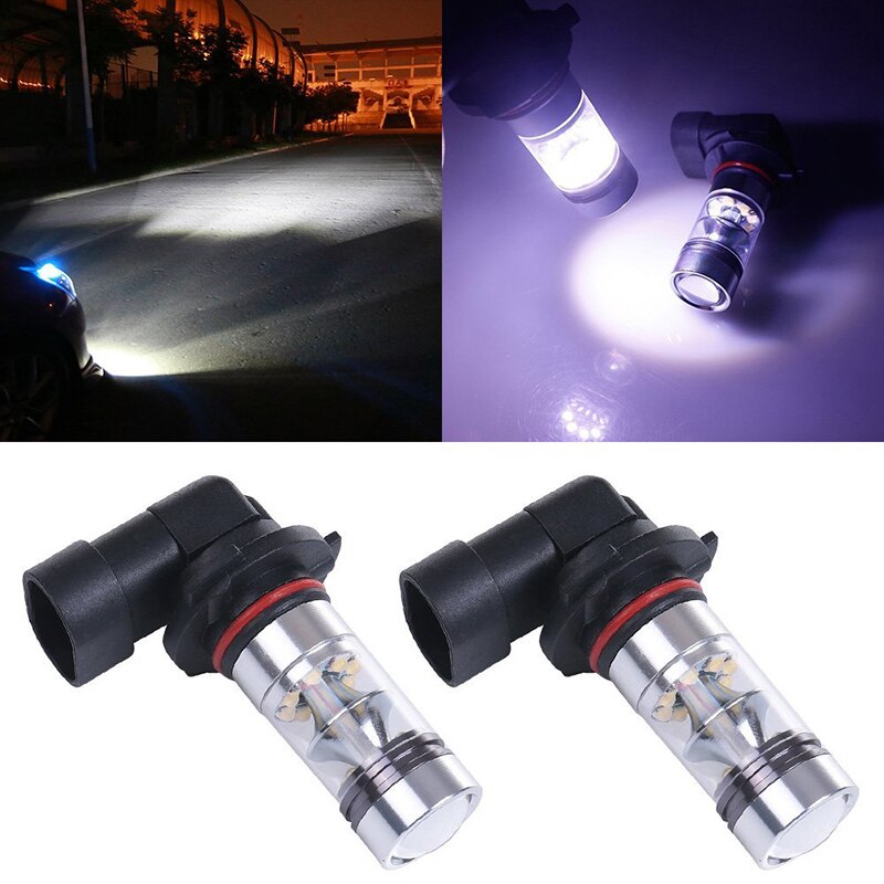 Bostar-bombilla LED de alta potencia de bajo consumo, luz antiniebla de larga vida, H4, H7, H8, H11, 9005/9006, 6000K, 100W, 1000lm, blanca, 2 uds.
