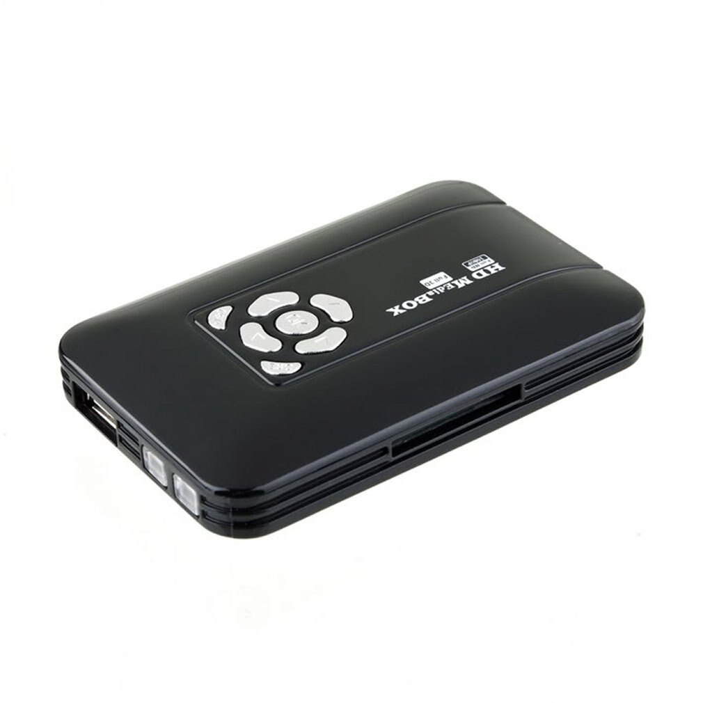 K5 Usb Sd/Mmc Av 1080P 3D Hd Movie Box Flash Play Systeem Eu Plug