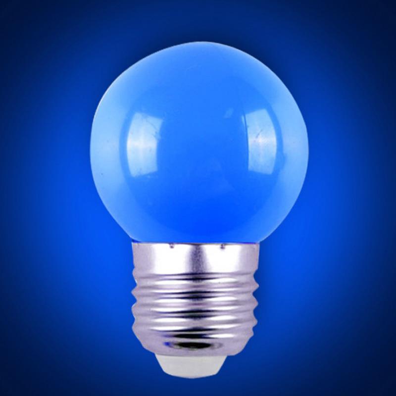 E27 LED Colorful Light Bulb Bombillas LED Screw Neon SMD2835 Global Lamp DJ Disco Party Christmas Lights 220V LED Bulbs: Deep Sapphire