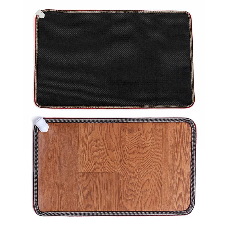 3 Style Adjustable Leather Heating Foot Mat Warmer Electric Heating Feet Leg Warmer Carpet Thermostat Home Office Warming Tools