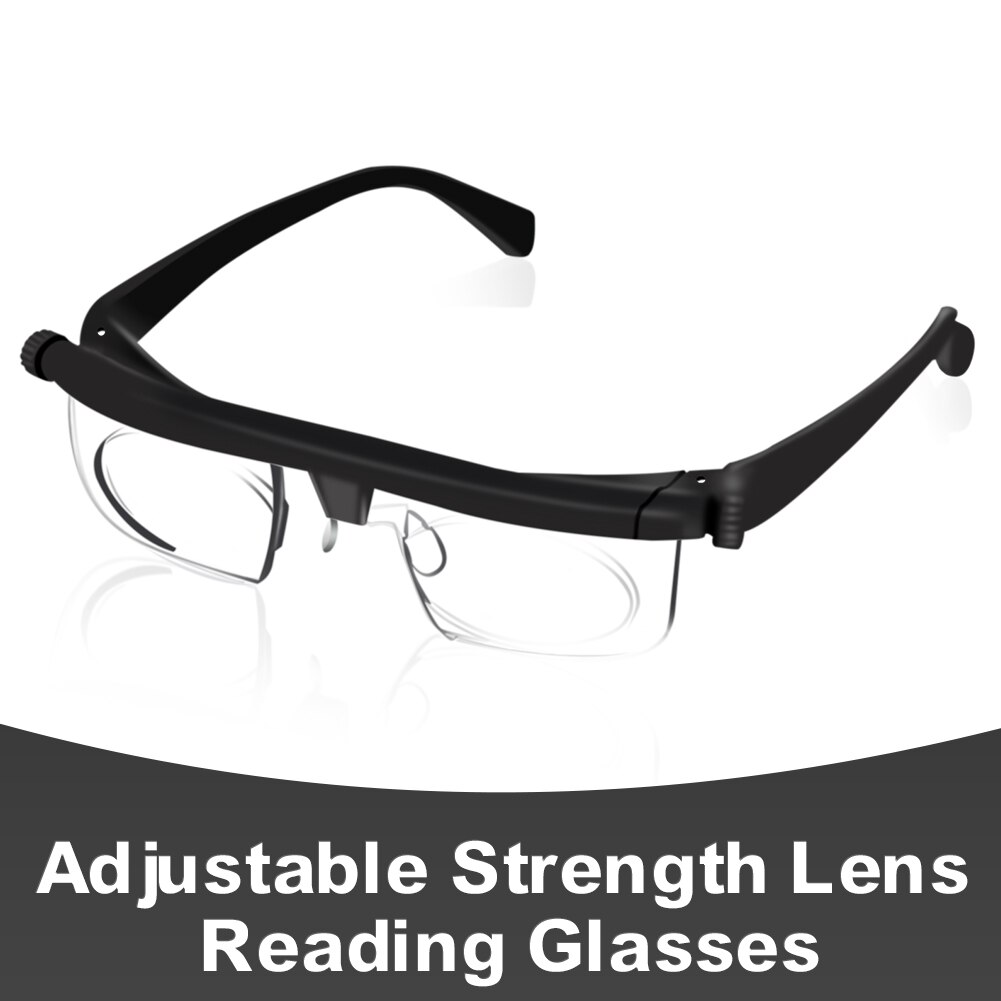 Verstelbare Sterkte Lens Eyewear Variabele Focus Afstand Vision Zoom Bril Beschermende Vergrootglazen Met Opbergtas
