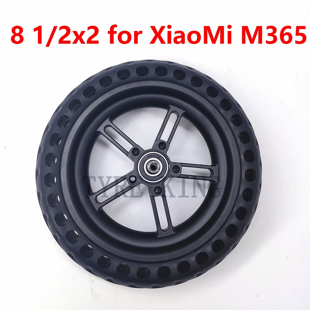 Llantas para patinete eléctrico Xiaomi Mijia M365, de 8,5 pulgadas, llantas traseras a prueba de explosiones, llantas sólidas de 8 1/2x2, llantas no neumáticas: wheel