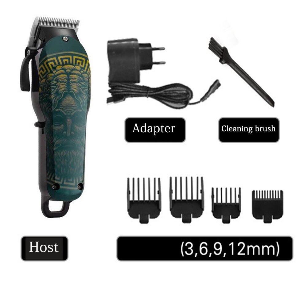 Electri Powerful Clipper Hair Mower Trimmer Beard Electric Shaver Haircut Hairstyle Cutting Motor Lithium Battery: Style-1