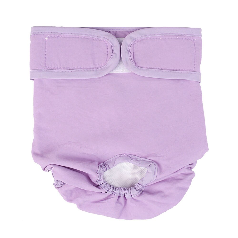 Kobiece majtki dla psów spodnie wielokrotnego użytku zmywalne pieluchy dla psów wysoce chłonne bez wycieków kobiece pieluchy Pampers Pet Girl Dogs bielizna: FIOLETOWY / XL
