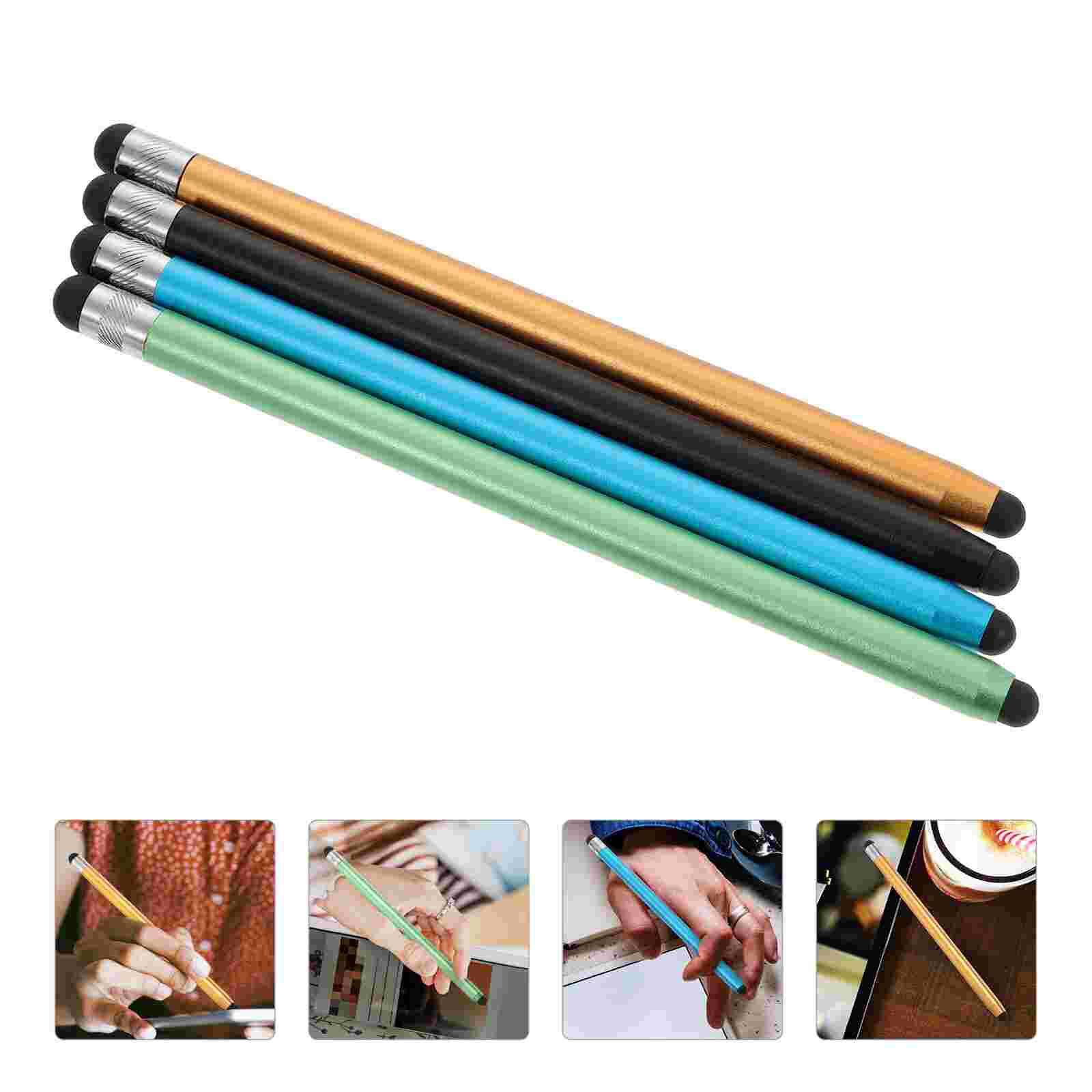 4Pcs Tablet Phone Capacitive Pen Precision Screen Touch Pen Chic Stylus Pen