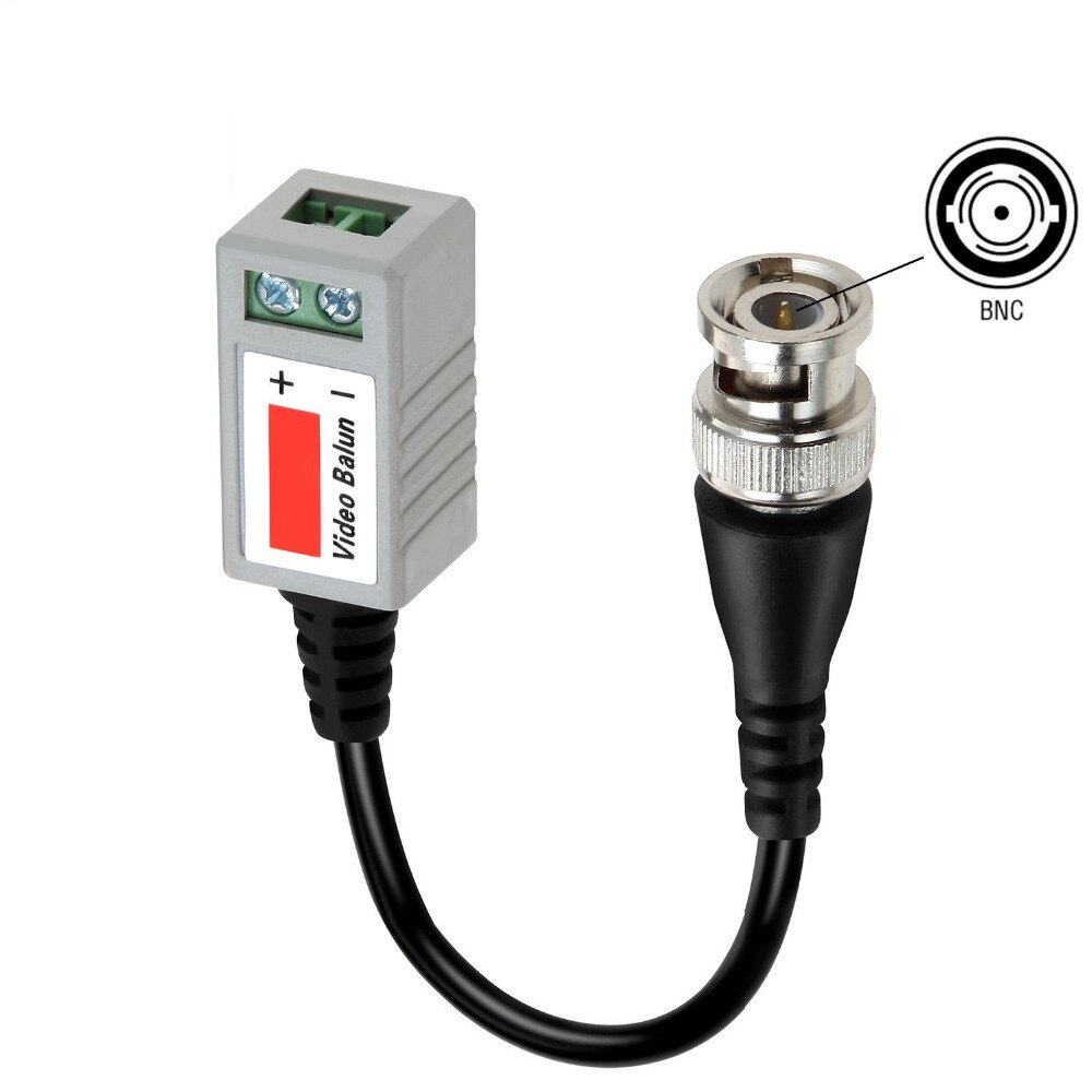 10 Pairs Cctv Utp Video Balun Ahd/Cvi/Tvi Twisted Bnc Cctv Video Balun Passieve Transceivers Utp Balun voor Cctv Camera