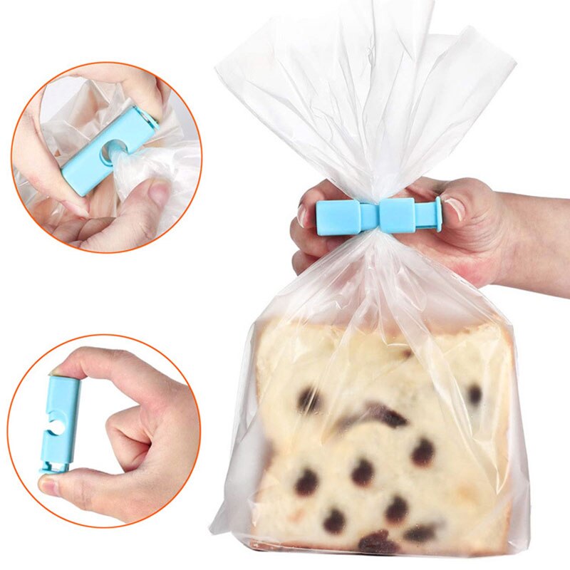 1/3Pc pinzas de cierre de tentempié para los paquetes de sellador de bolsas alimentación conservar la frescura de almacenamiento de alimentos bolsa Clips accesorios de cocina