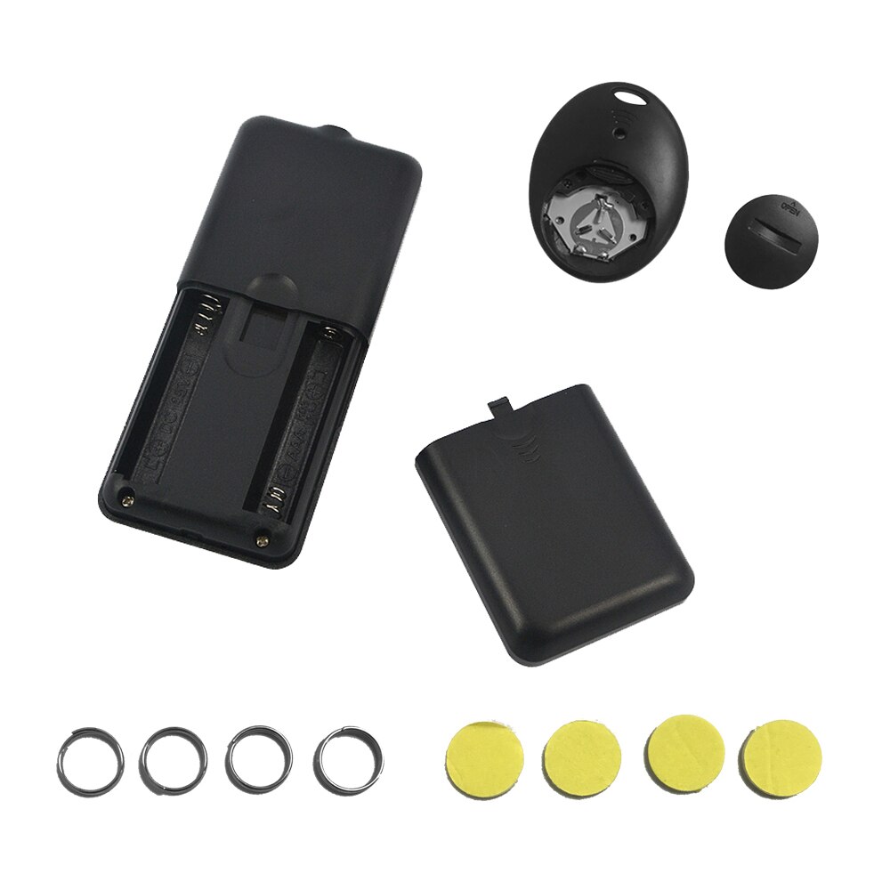 Key Finder Flashing Beeping Sound Control Alarm Anti-Lost Key Locator Finder Tracker with Key Ring