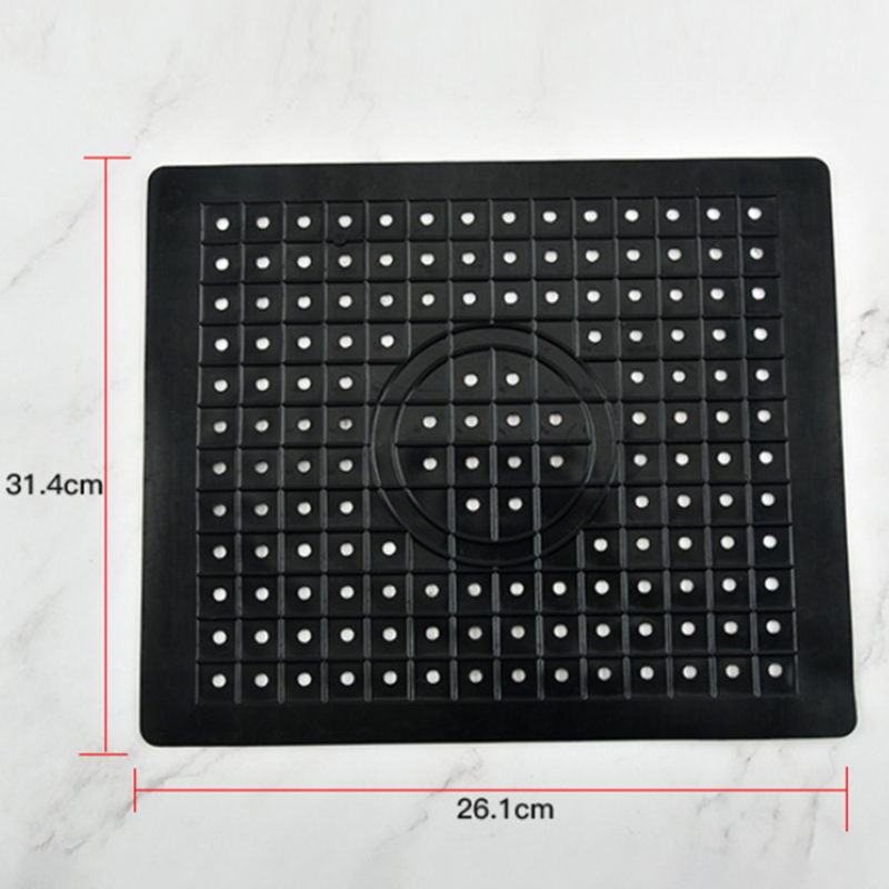 Snelle Afvoer Gootsteen Mat Antislip Zacht Rubber Tafelblad Warmte Isolatie Beschermer Pads Keuken Servies Badkamer Sneldrogende Matten