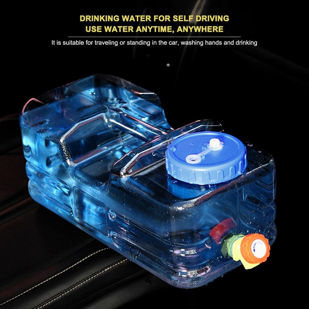 10L Capacity Hiking Picnic Camping Water Tank Portable Car Driving Water Tank Container Water Tank Container with Faucet