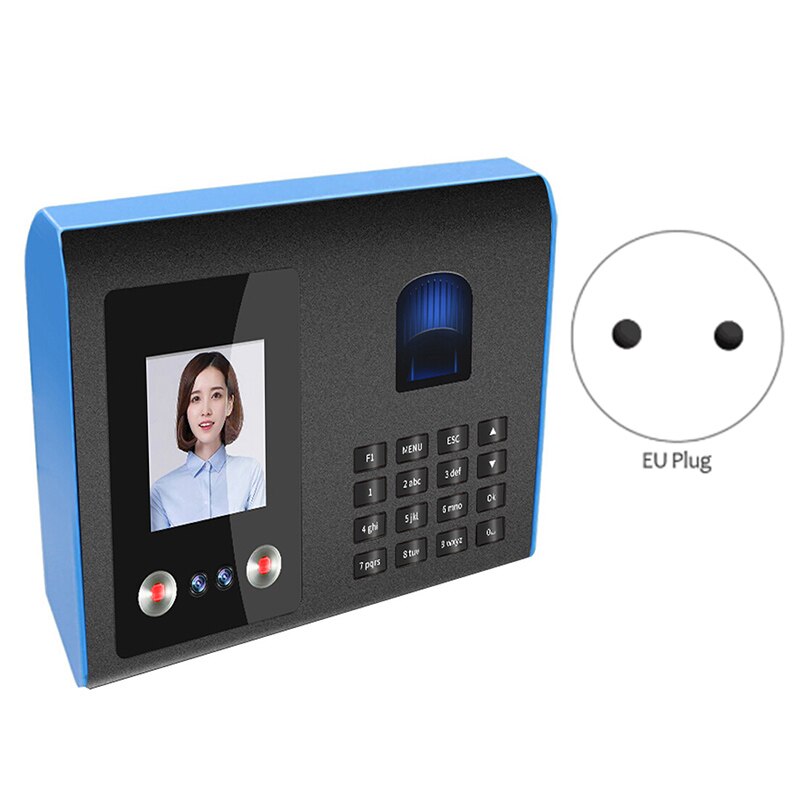 ligent Attendance Machine Face Fingerprint Password Recognition Time Clock for Employees Timeclocks