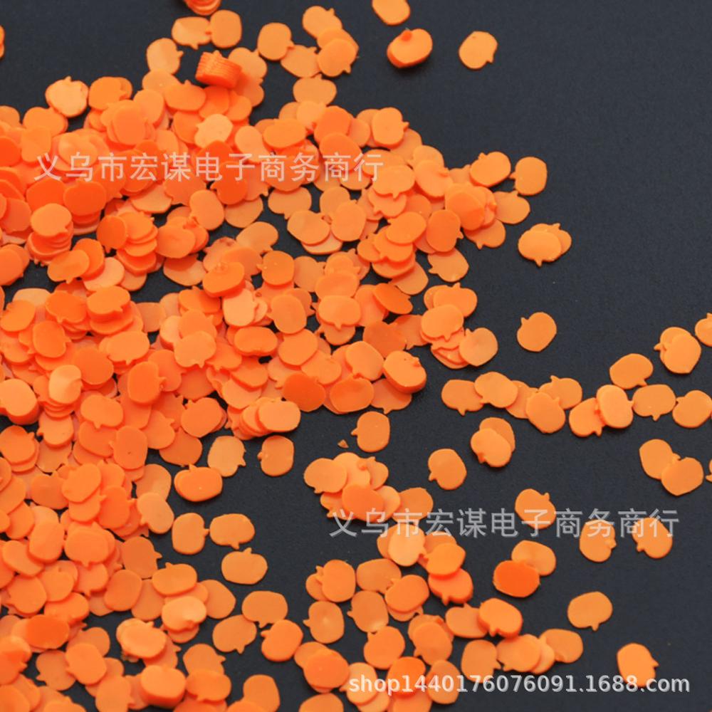 Halloween party/3mm/Pompoen/15 gram Pailletten PVC Platte voor DIY Card Making Craft Kleur Collection