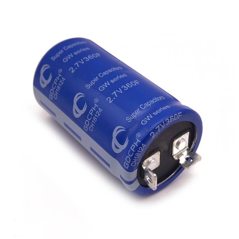 Supercapacitor - 700F - Low ESR - High Frequency - Flat Foot - for Car Electronics
