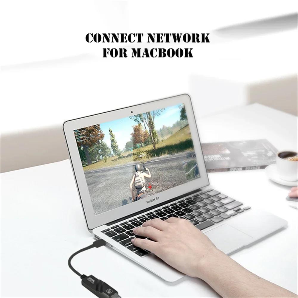 10/100/1000Mbps USB C Type-C Ethernet Naar RJ45 2.5G USB 3.0 Bedrade Adapter Converter Lan netwerk Hub Voor Win 7/8/10 Voor PC Laptops