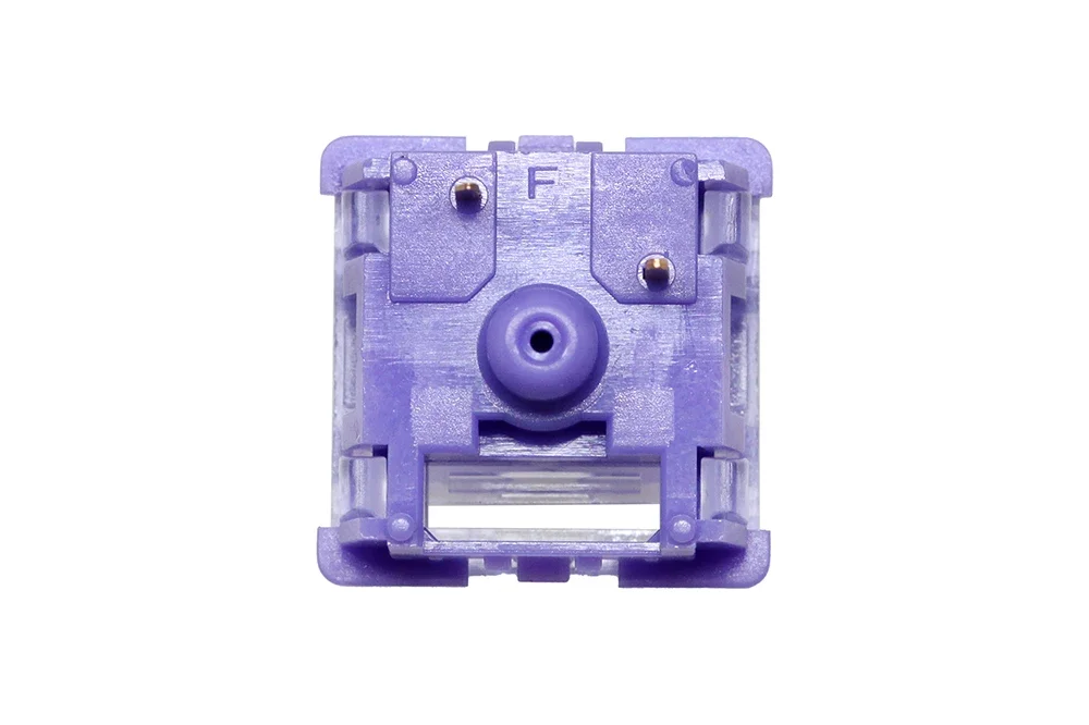 CIY Asura Switch Pre Advanced Tactile Switch 50g do gier Klawiatura mechaniczna Długa sprężyna PC POK Nylon Lubed 50M Fioletowy