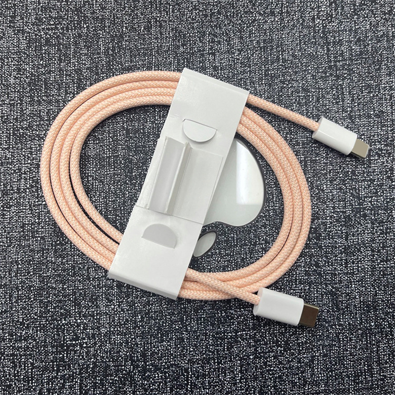 20w- pd-usb-c-kabel für iphone 13 Profi max, schnelllade-usb-c-kabel für iphone 12 Mini Profi max, daten-usb-typ-c-kabel: Rosa / 1m