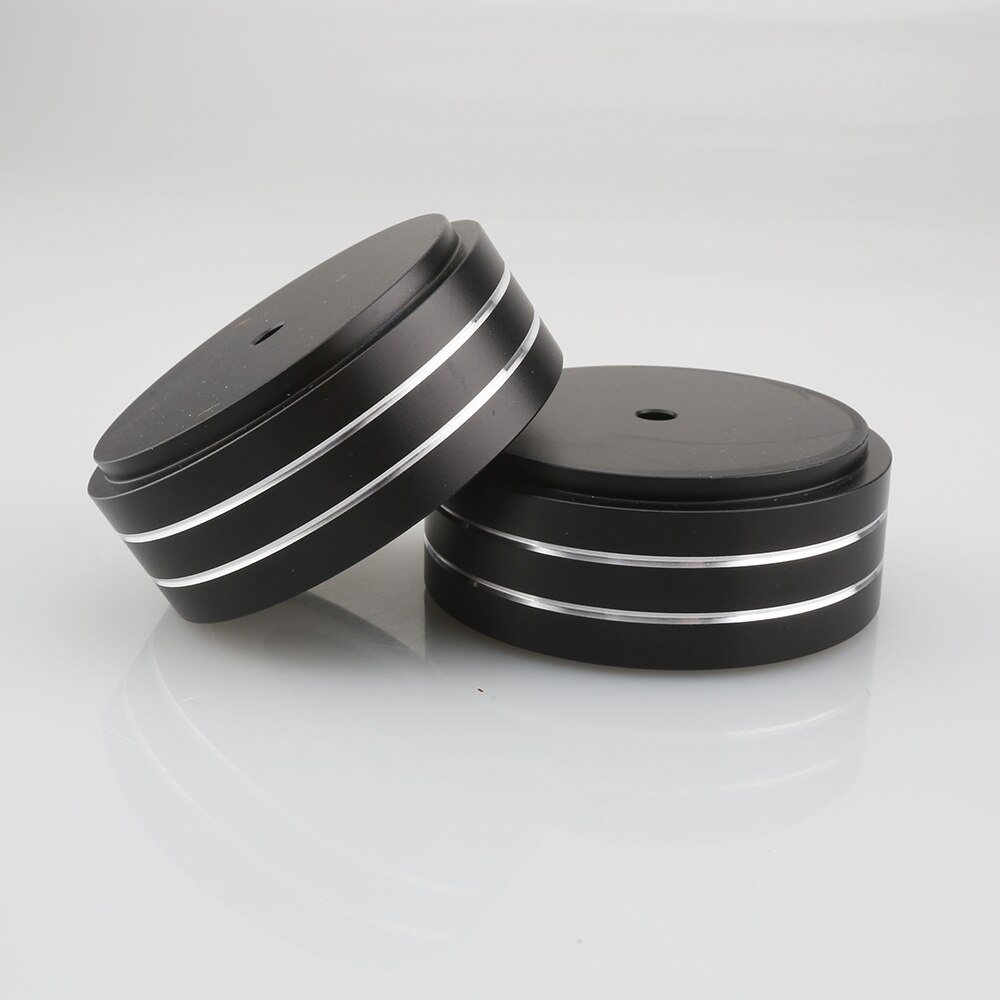 4 sztuk 58x22mm aluminium HIFI AMP stojak izolujący głośnik gramofon DAC podkładka pod stopy złoto srebro stopy głośnika wzmacniacz bulwy