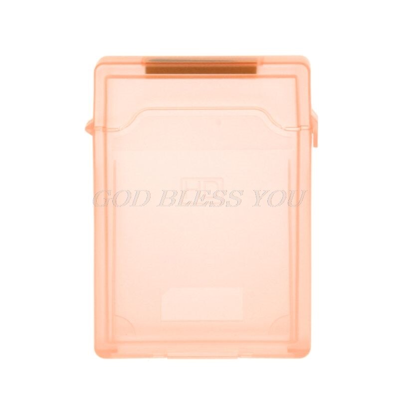 2,5 zoll IDE SATA HDD Festplatte Schutz Lagerung Kasten Schutzhülle: Orange