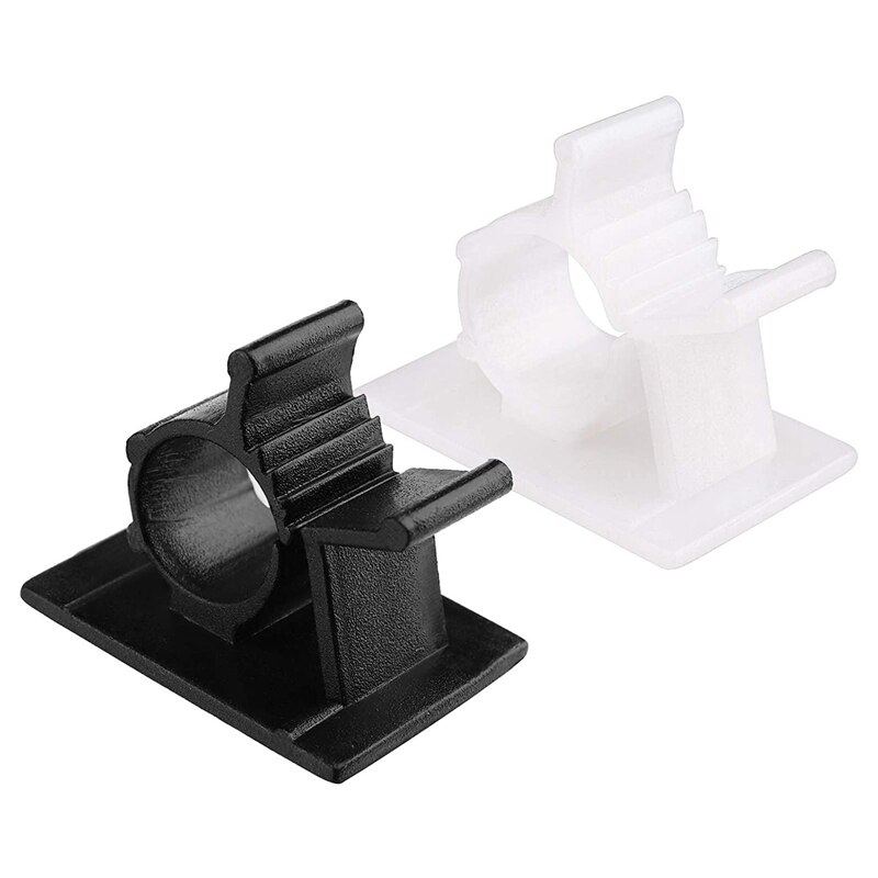 100Pc Self Adhesive Cable Clips Wire Clips Cable Clamps Tie Holder Cable Wire Organizer Management for Car