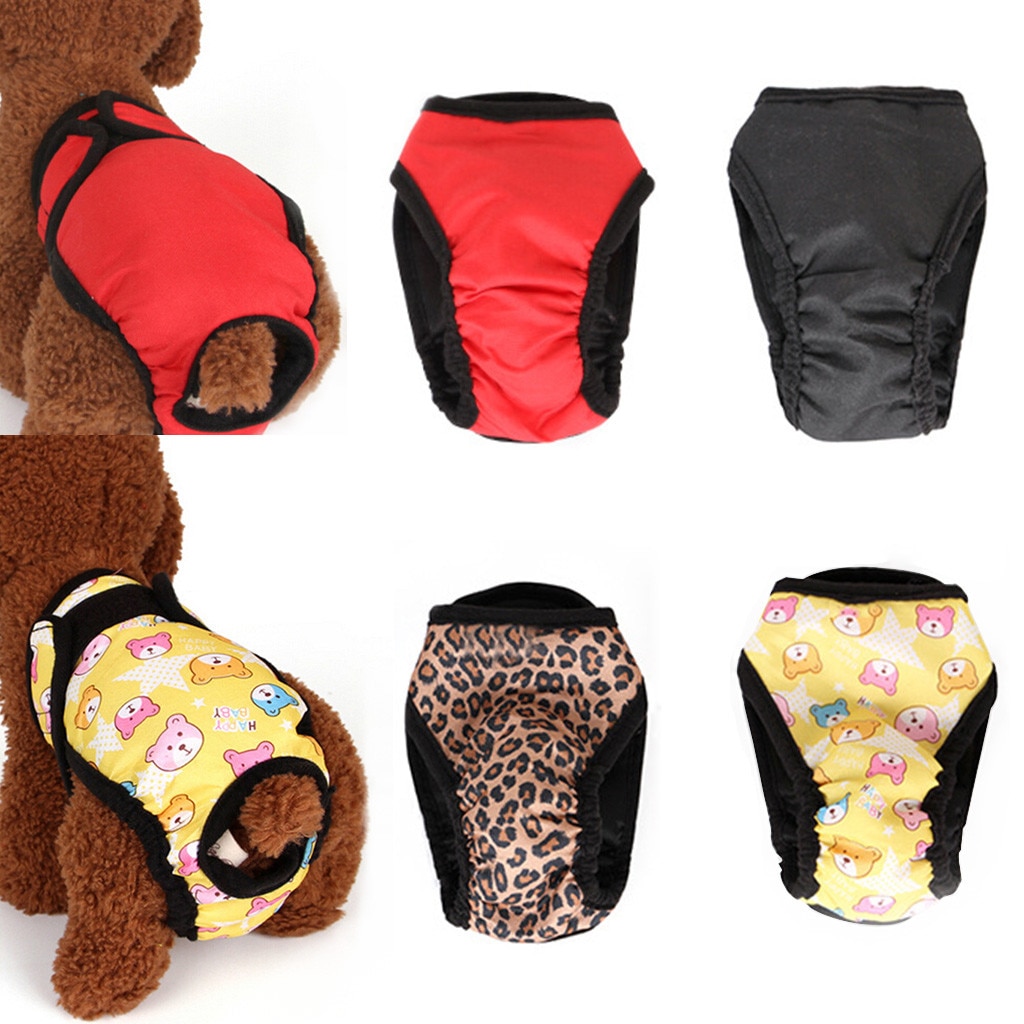 Huisdier Fysiologische Broek Hond Menstruele Teddy Polka Dot Riem Warmte Gezondheid Slipje Spot Eenvoudig en Schoon Beschermen Huisdier Gezondheid