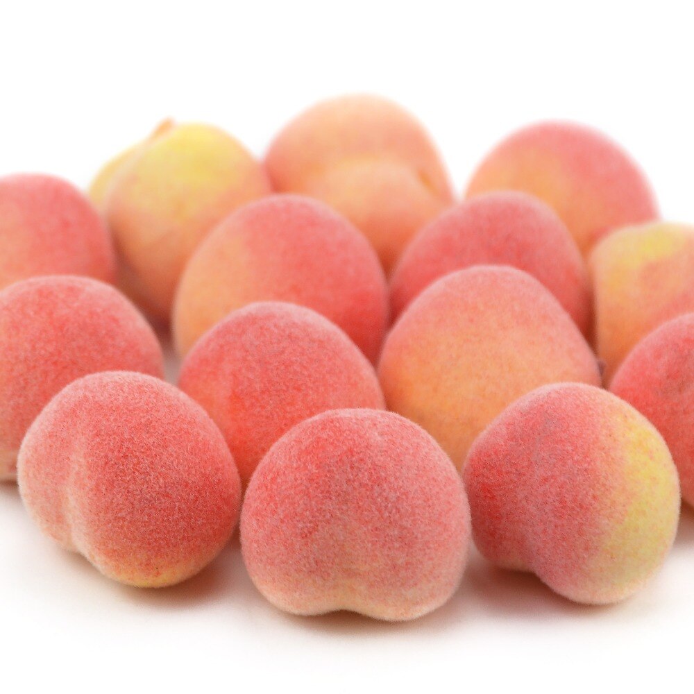 20Pcs Artificial Mini peaches Plastic Fruit house vegetables Pretty Christmas Kitchen Wedding Happy Decoration Foam Berries