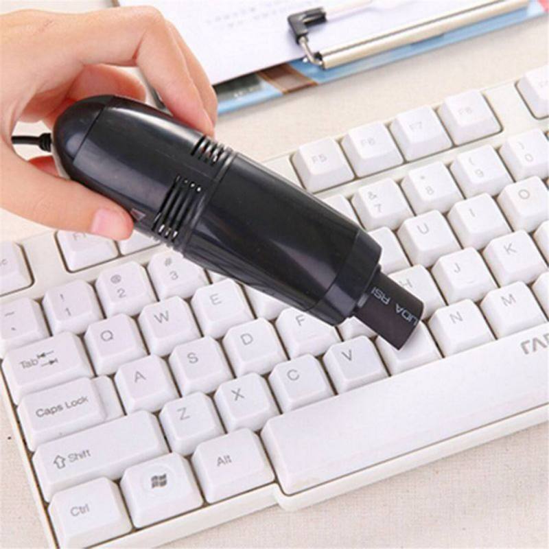 Mini USB Vacuum Cleaner Keyboard Cleaner Dust Collector Multifunctional Car PC Laptop Computer Cleaning Kit: Green