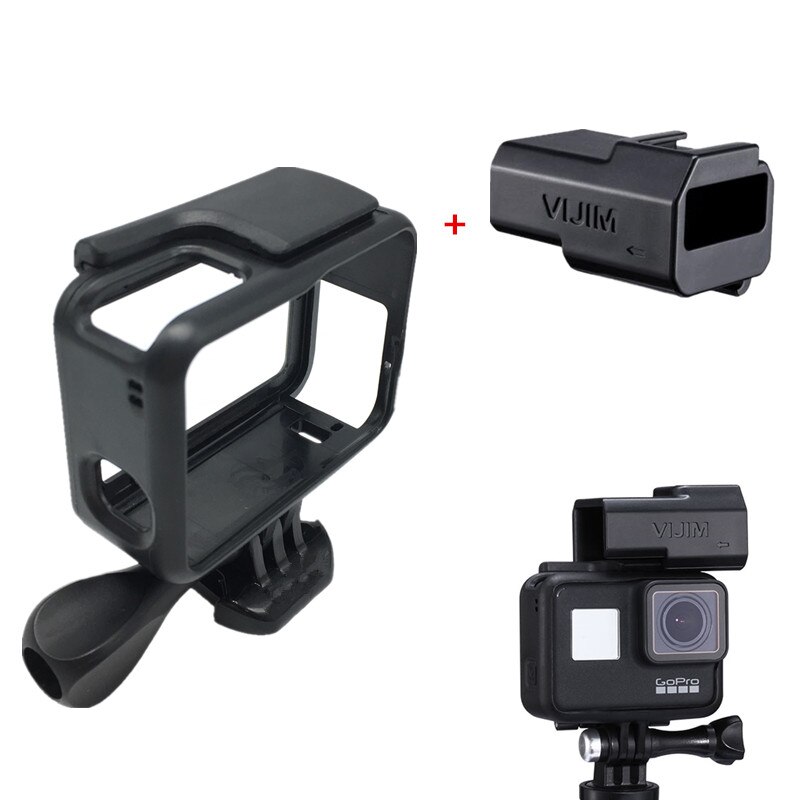 Soporte de micrófono de liberación rápida, adaptador de montaje para GoPro Hero 7/3,5 Original, 6/5mm: 2in1