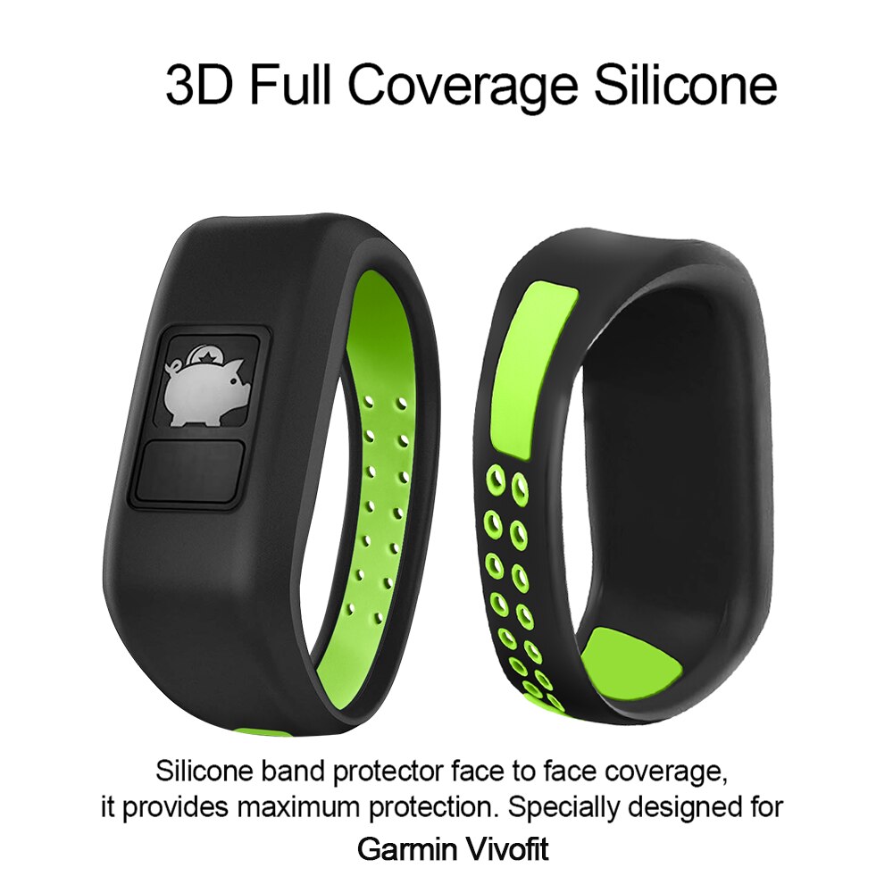 Bracelet en Silicone FIFATA Bracelet pour Garmin Vivofit 3/Vivofit JR/JR 2 enfants Bracelet de montre sport coloré Bracelet accessoires